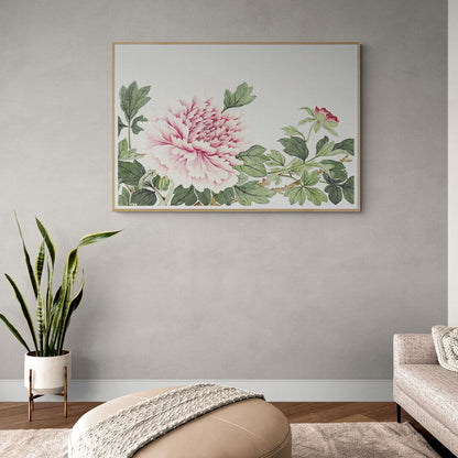 Fleur style anime paysage