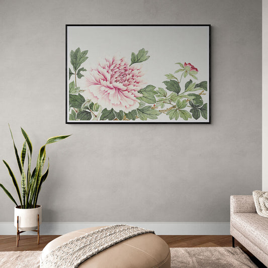 Fleur style anime paysage
