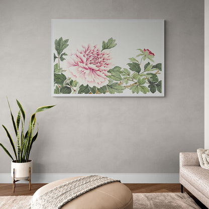 Fleur style anime paysage