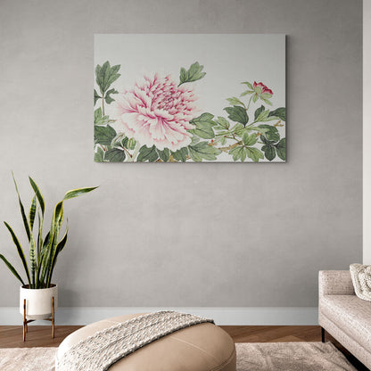 Fleur style anime paysage