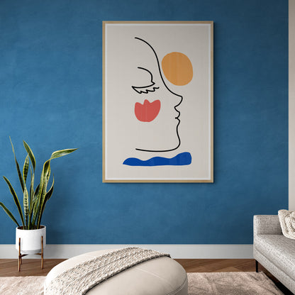 Visage minimaliste