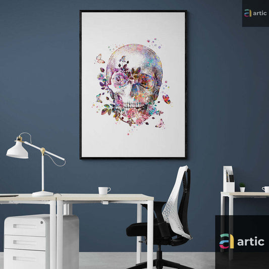 Tableau médical -  Crâne