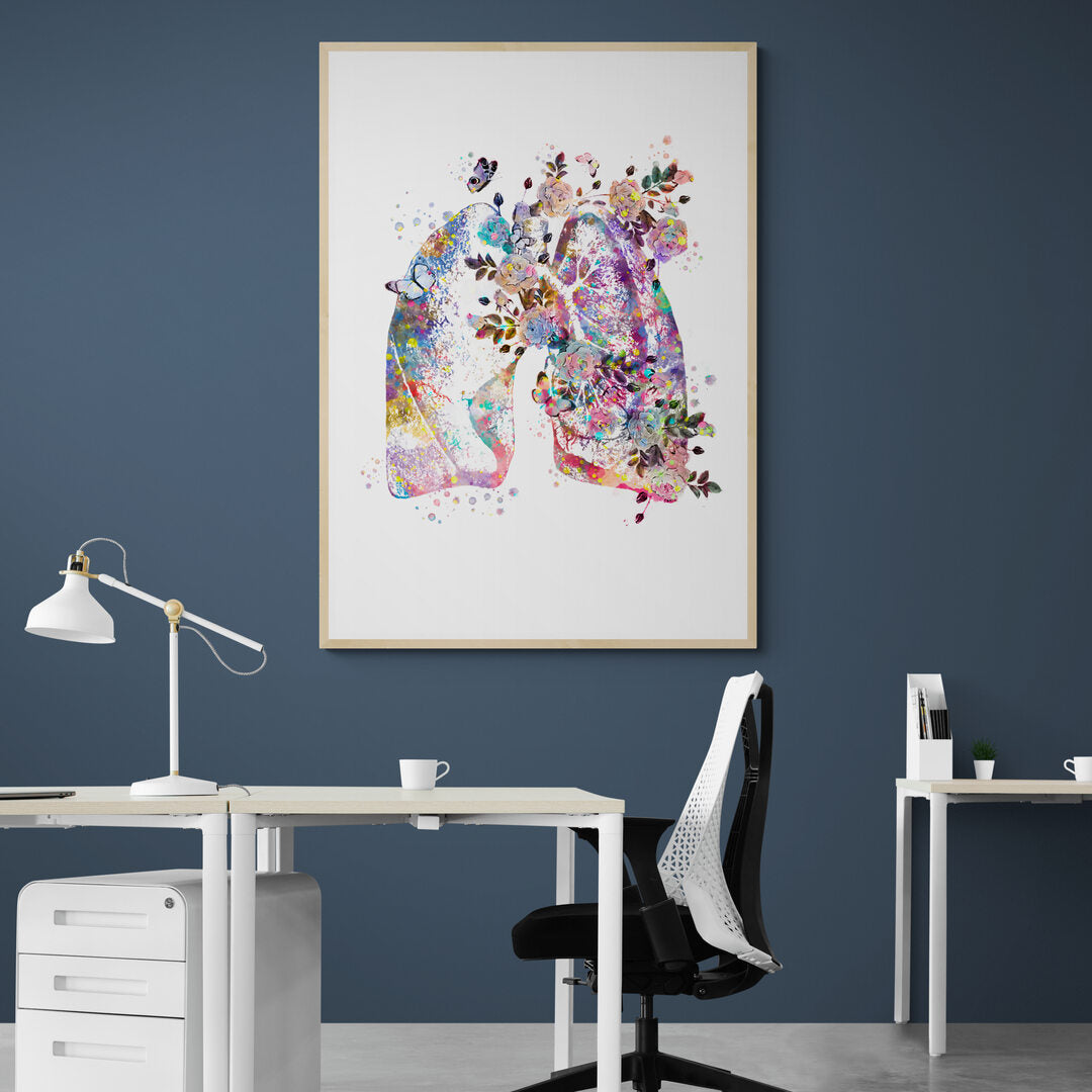 Tableau médical -  Poumons 2
