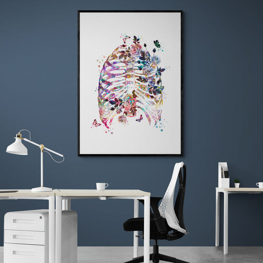 Tableau médical -  Thorax