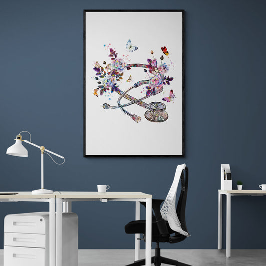 Tableau médical -  Stéthoscope