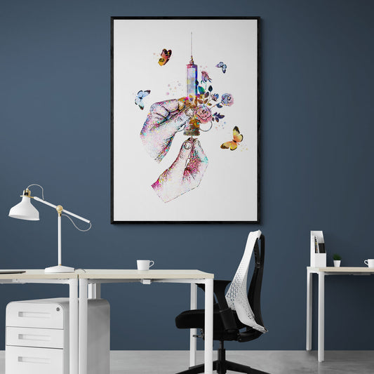 Tableau médical -  Seringue