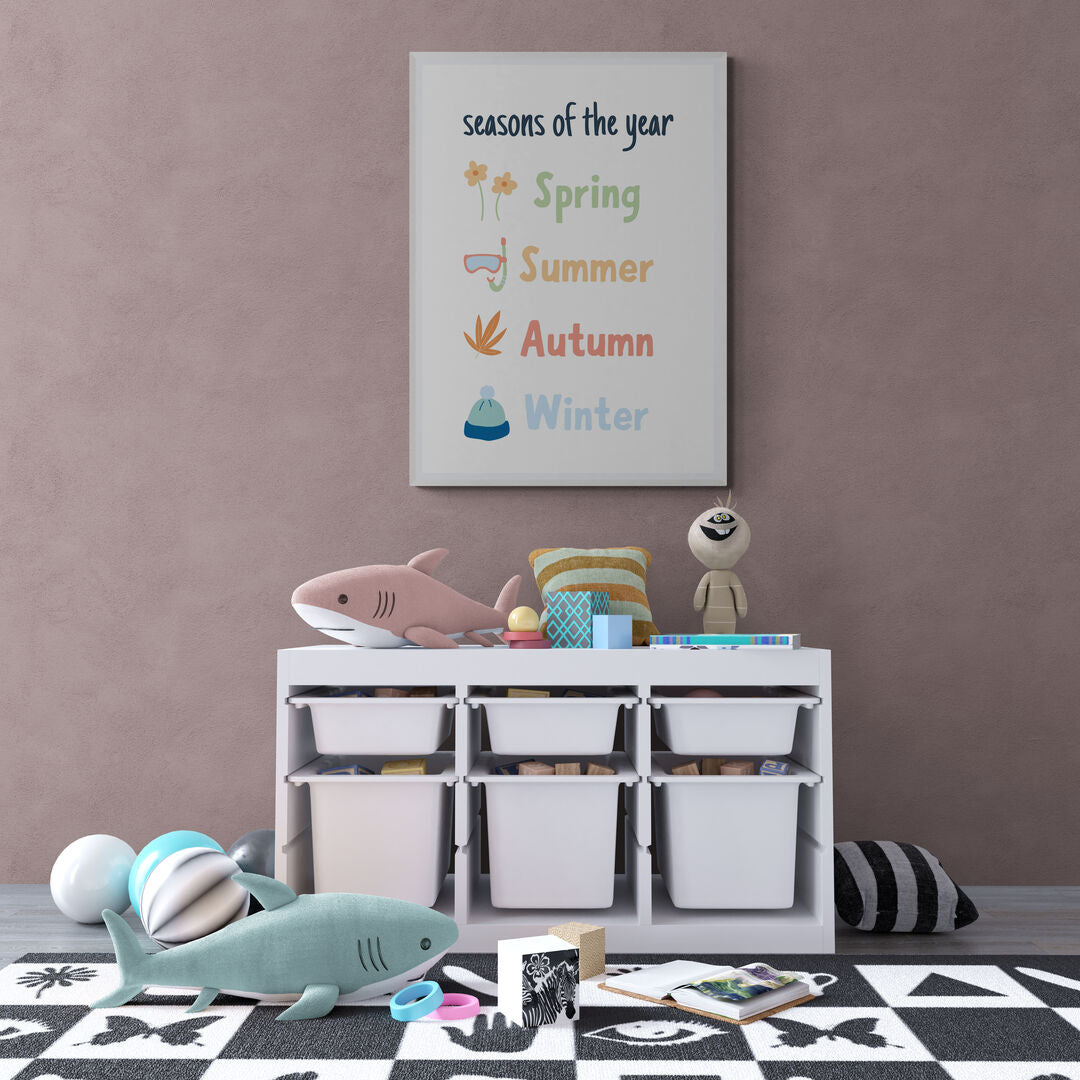 Tableau éducationnel - saisons