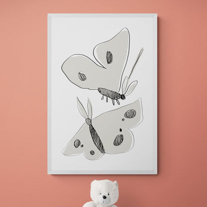 Papillons noir & blanc