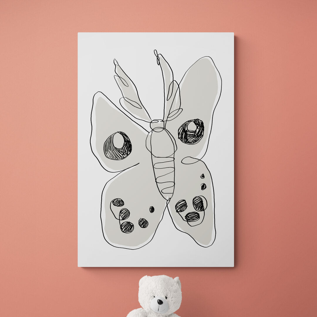 Papillon noir & blanc