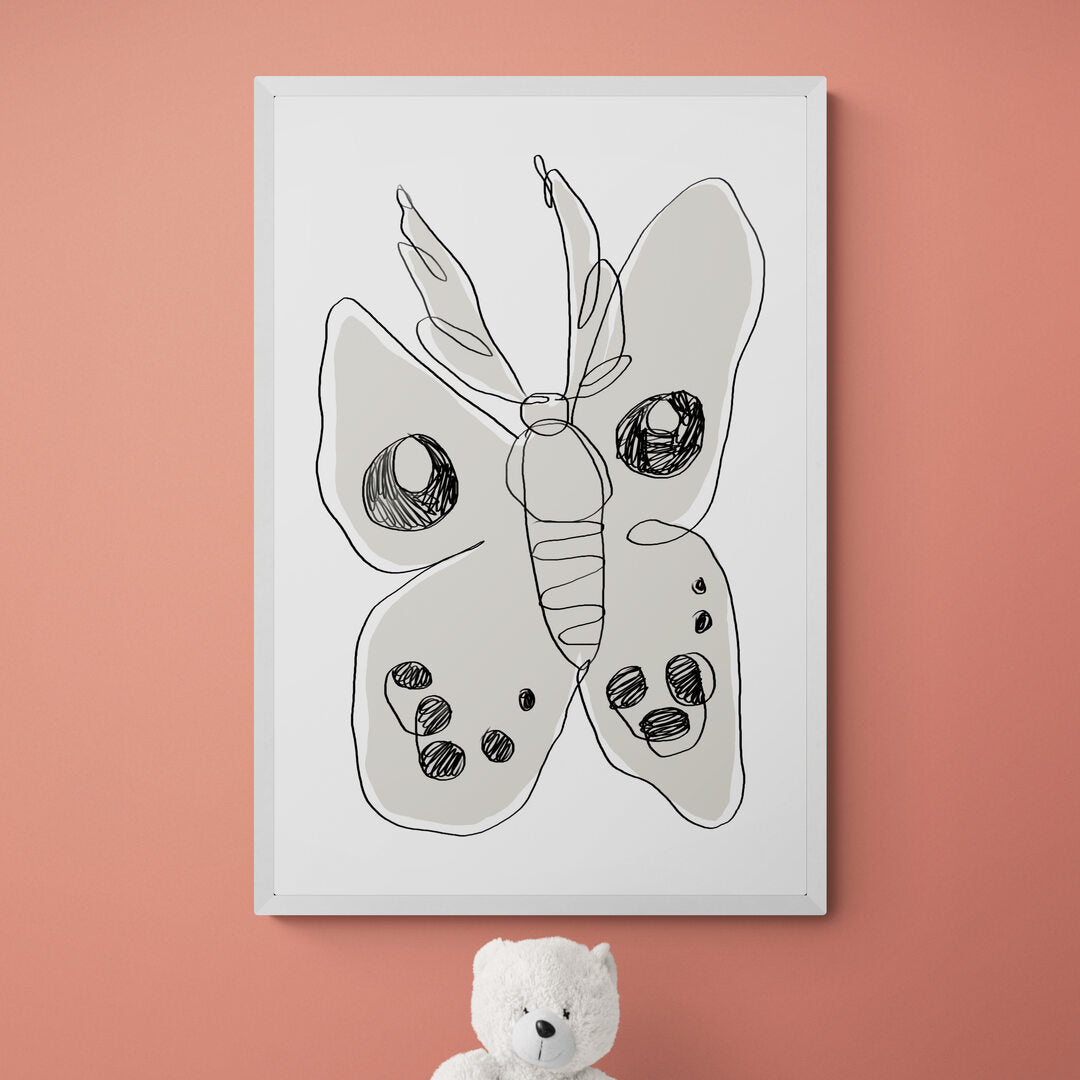 Papillon noir & blanc