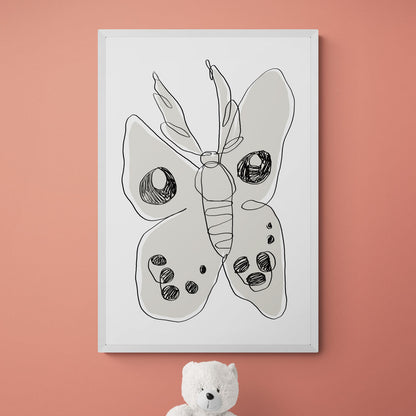 Papillon noir & blanc