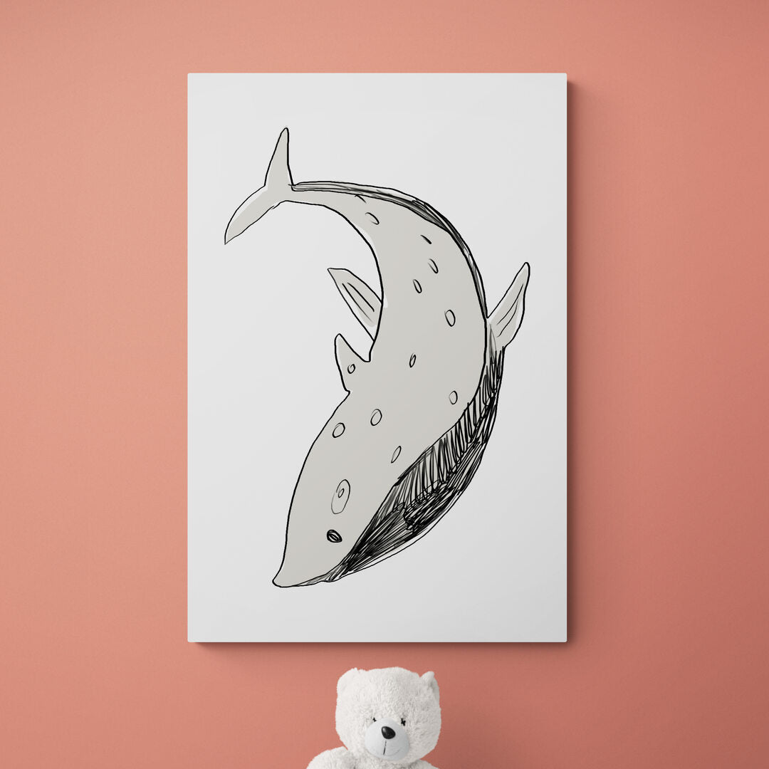 Baleine noir & blanc