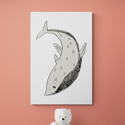 Baleine noir & blanc