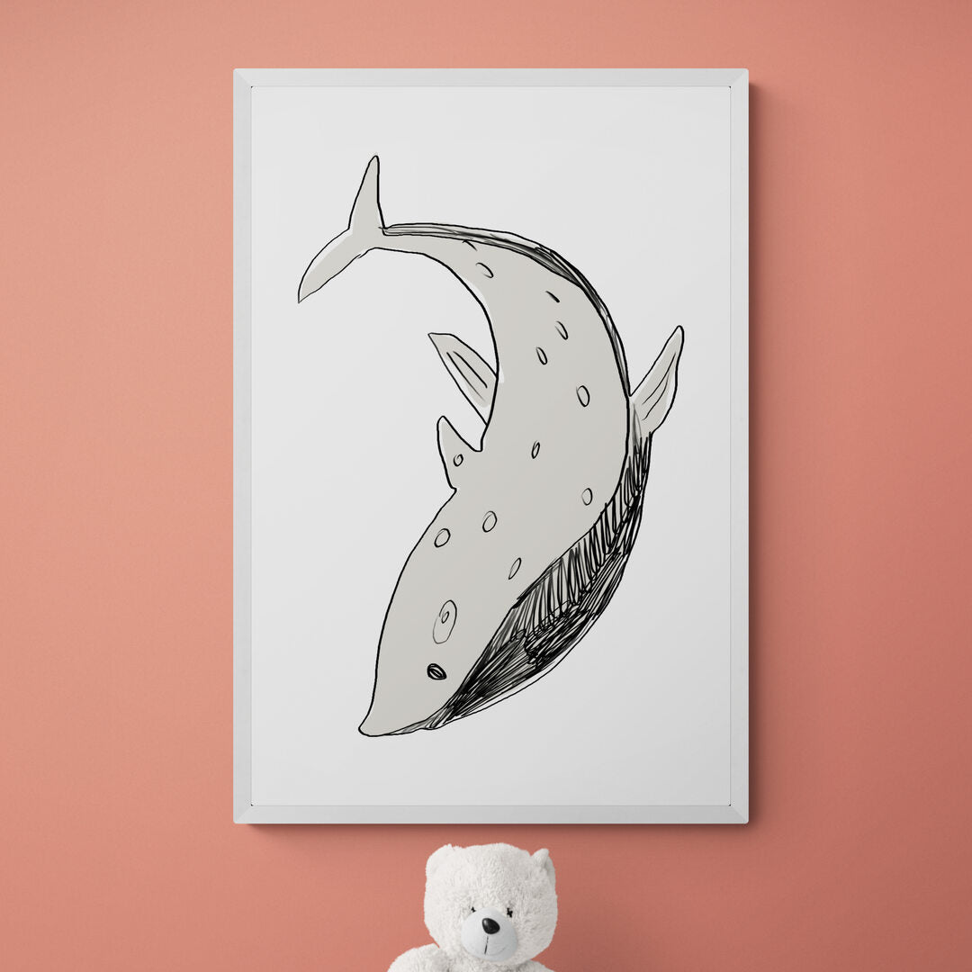 Baleine noir & blanc