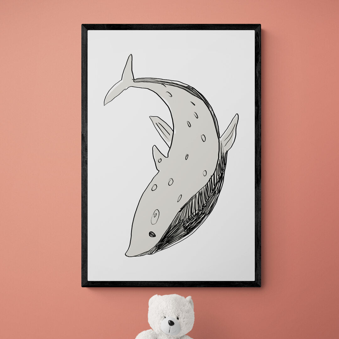 Baleine noir & blanc