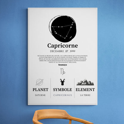 Tableaux astrologie - Capricorne