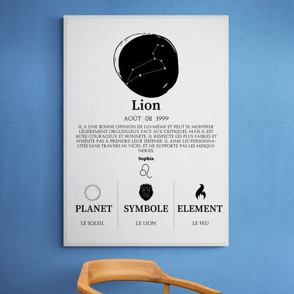 Tableaux astrologie - Lion
