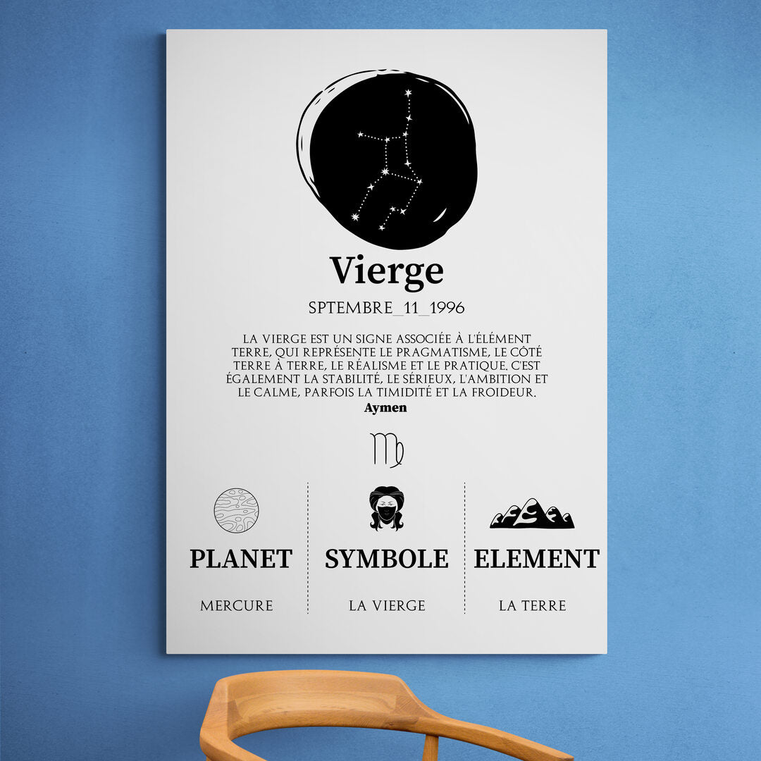 Tableaux astrologie - Vierge