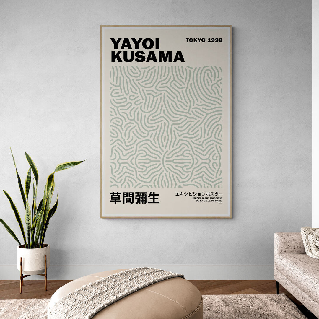 YAYOI KUSAMA 'GRIS ondulé'