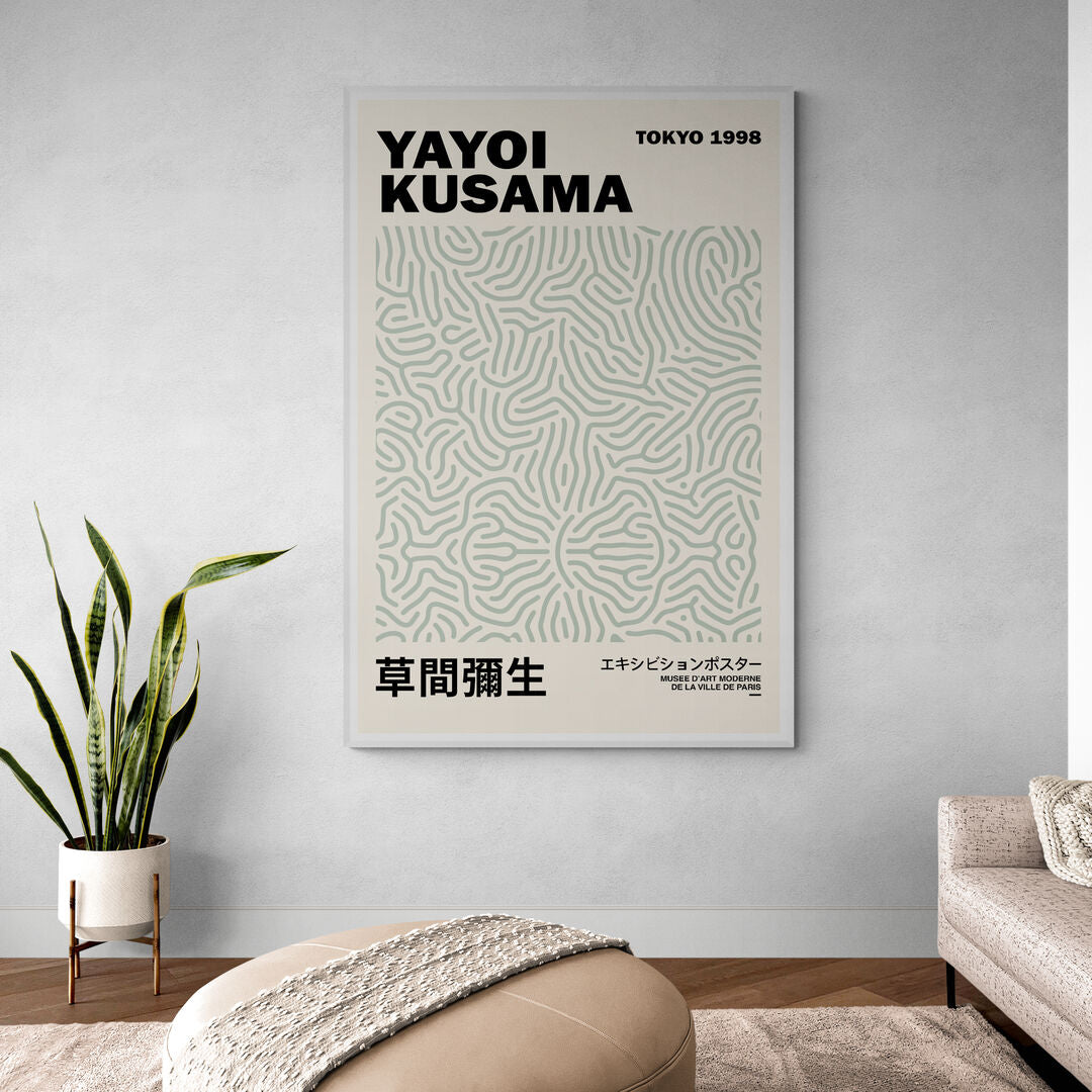 YAYOI KUSAMA 'GRIS ondulé'
