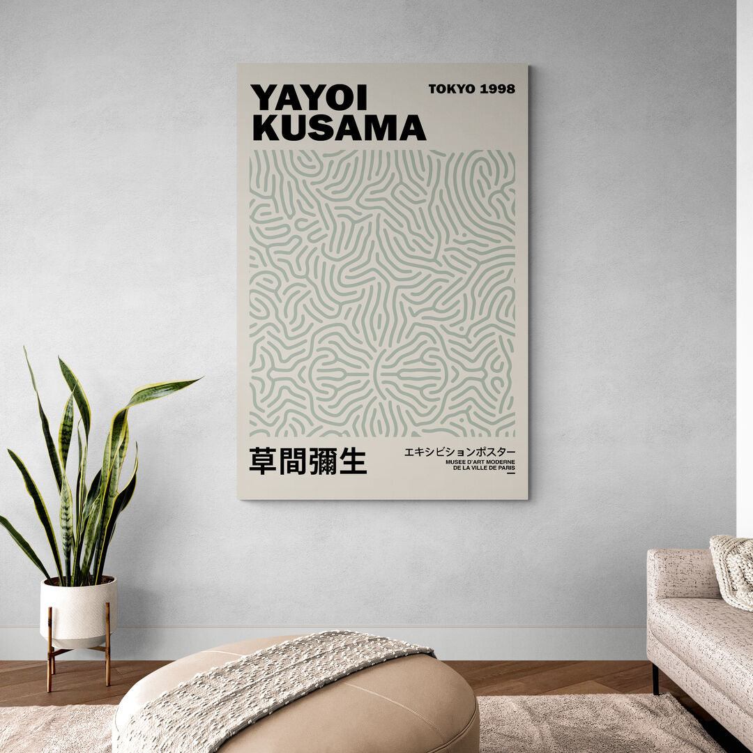 YAYOI KUSAMA 'GRIS ondulé'