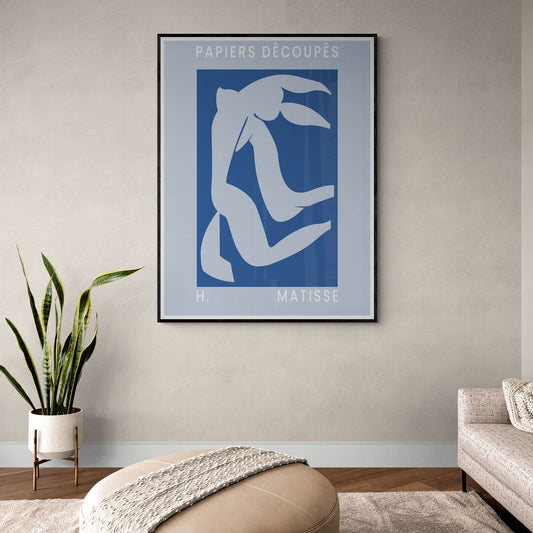 Silhouette bleue Matisse