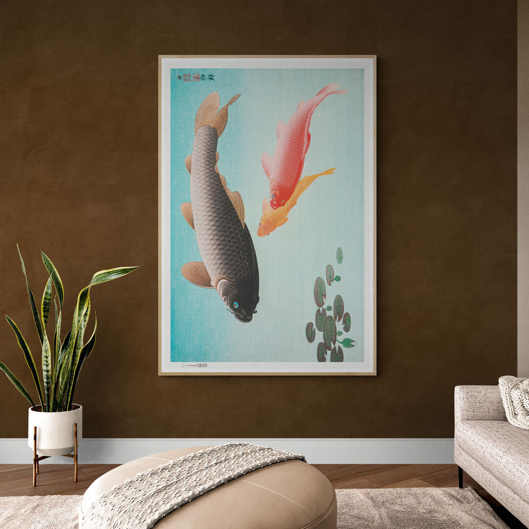 Poissons rouges style anime