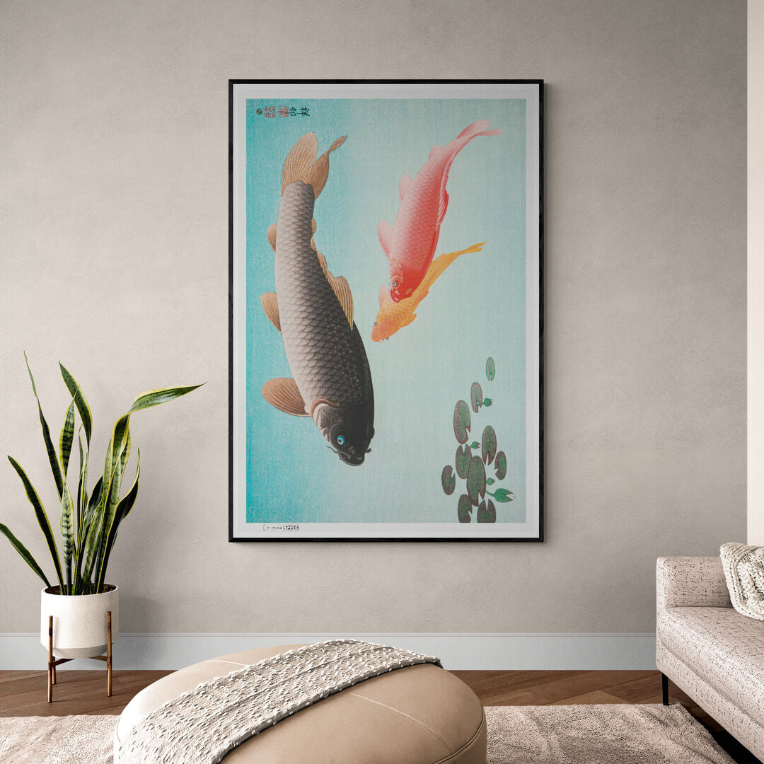 Poissons rouges style anime