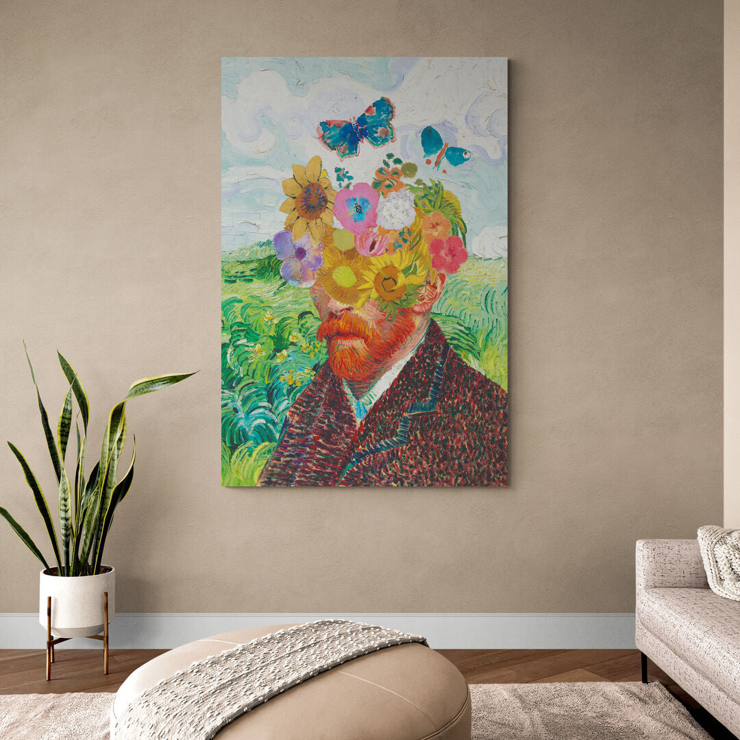 Flower head Van Gogh
