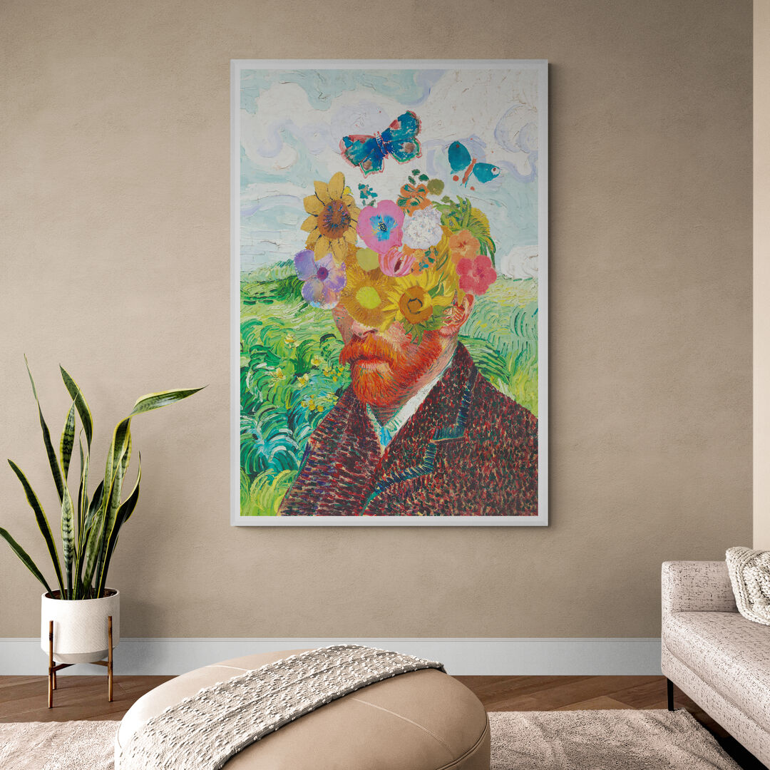 Flower head Van Gogh