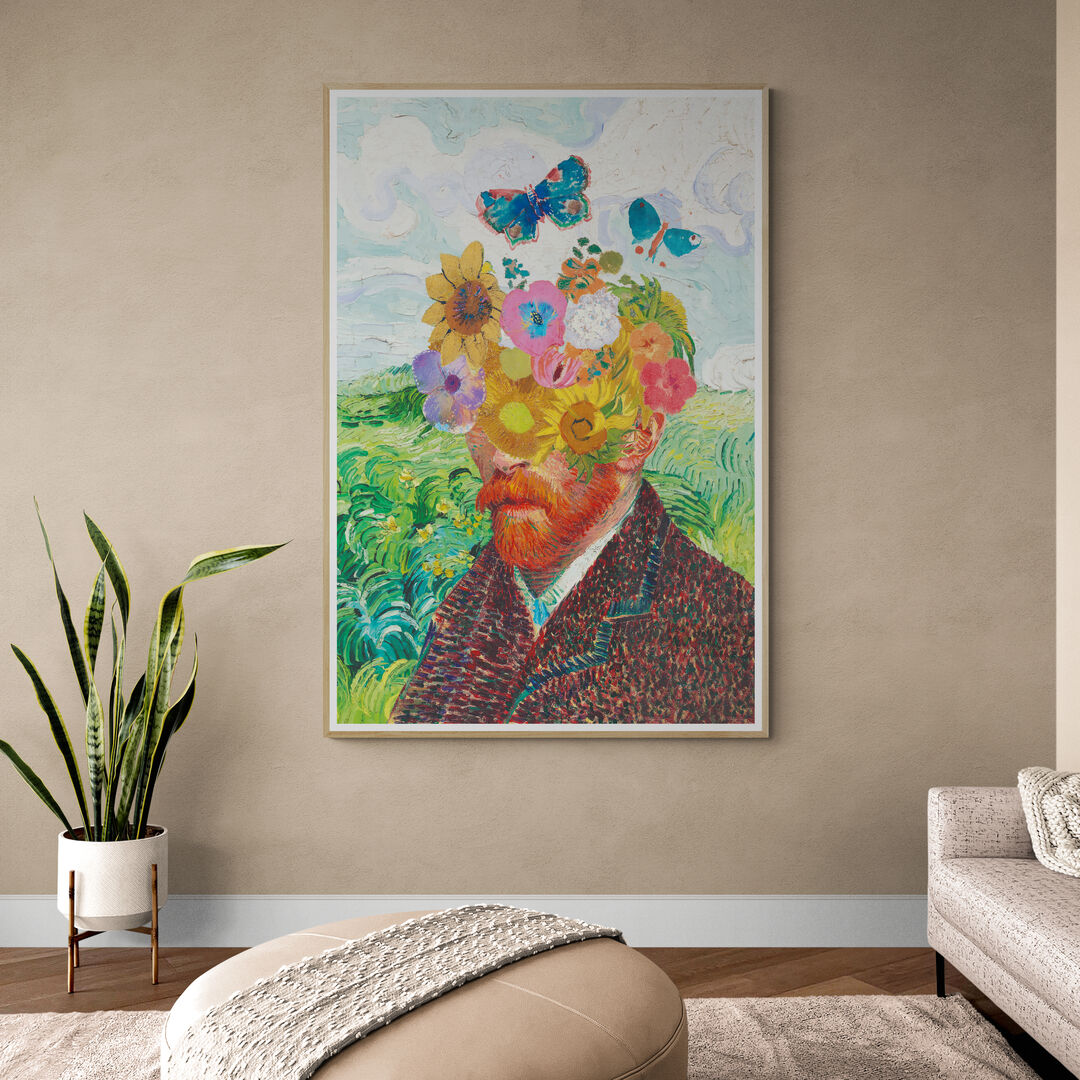 Flower head Van Gogh