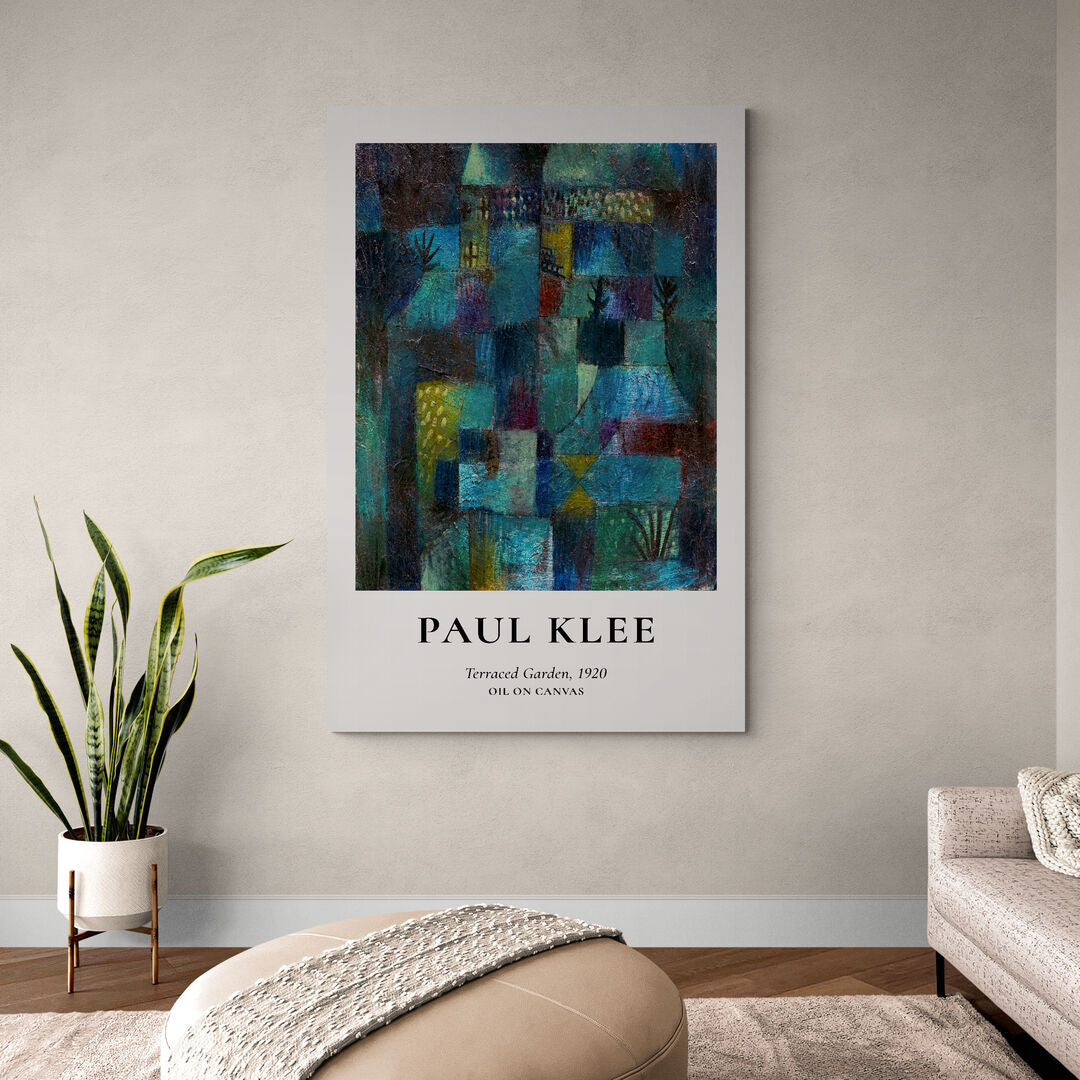Paul Klee 'cubisme en bleu'