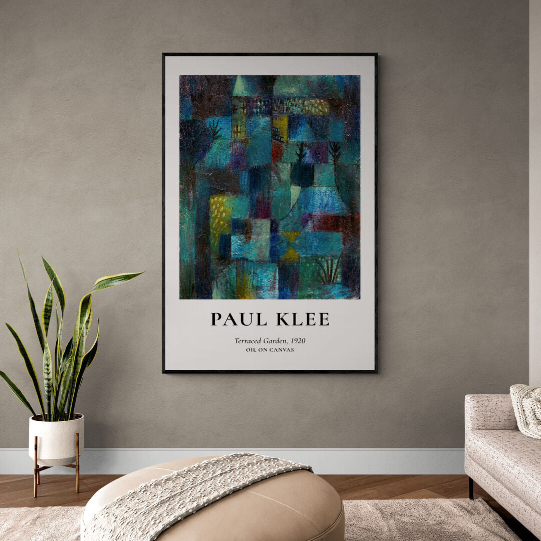 Paul Klee 'cubisme en bleu'