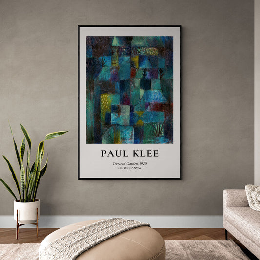 Paul Klee 'cubisme en bleu'