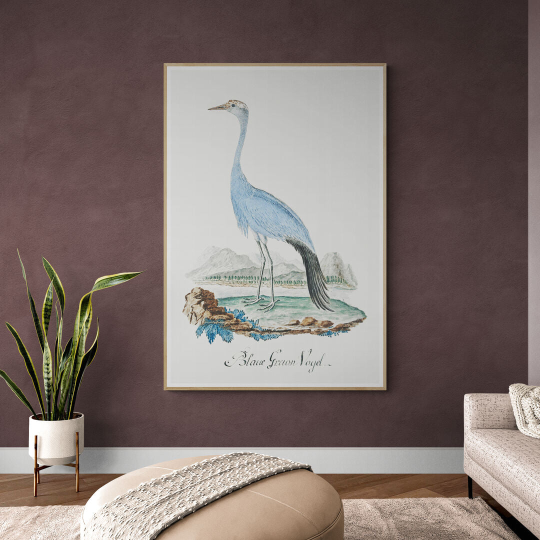 L'Oiseau bleu élégant