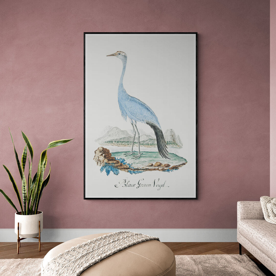 L'Oiseau bleu élégant