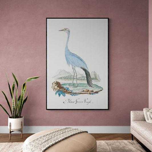 L'Oiseau bleu élégant
