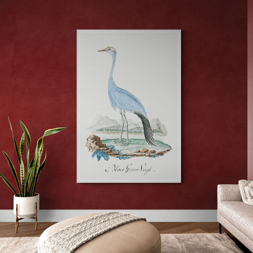 L'Oiseau bleu élégant