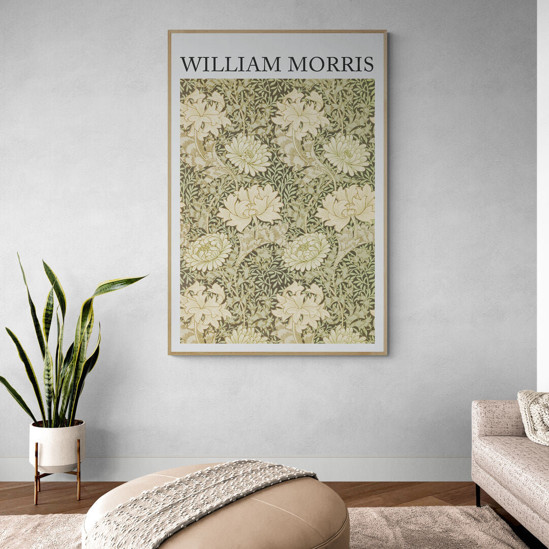William Morris style baroque beige
