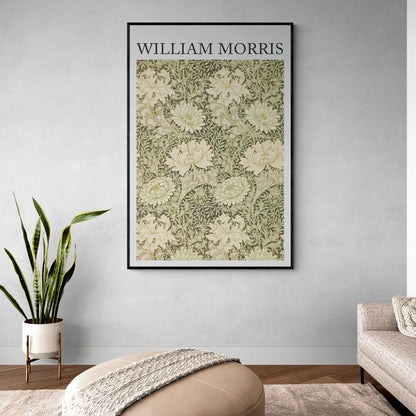 William Morris style baroque beige