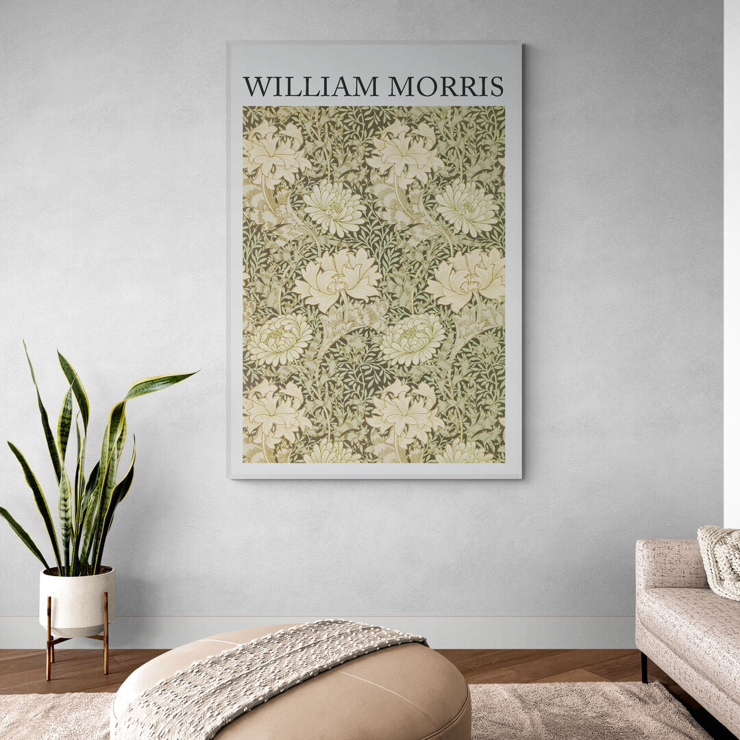 William Morris style baroque beige