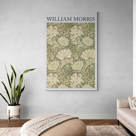 William Morris style baroque beige